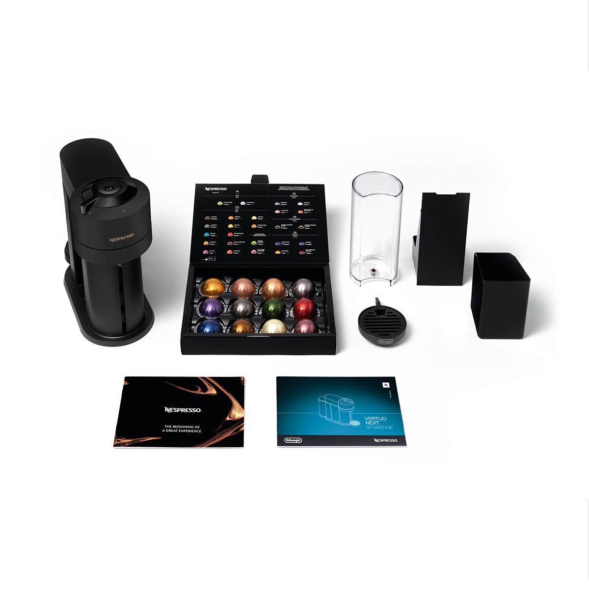 Vertuo Next Machine à café et expresso avec WIFI et Bluetooth intégrés, Noir mat - Premium Quality