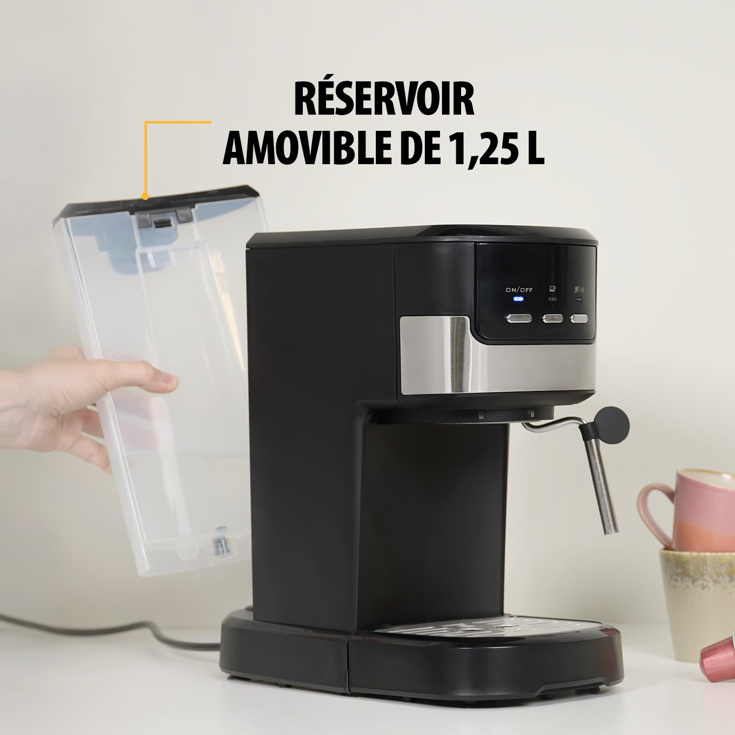 Machine à Espresso 2 tasses à la fois | 20 bars | 1100 W - Premium Quality