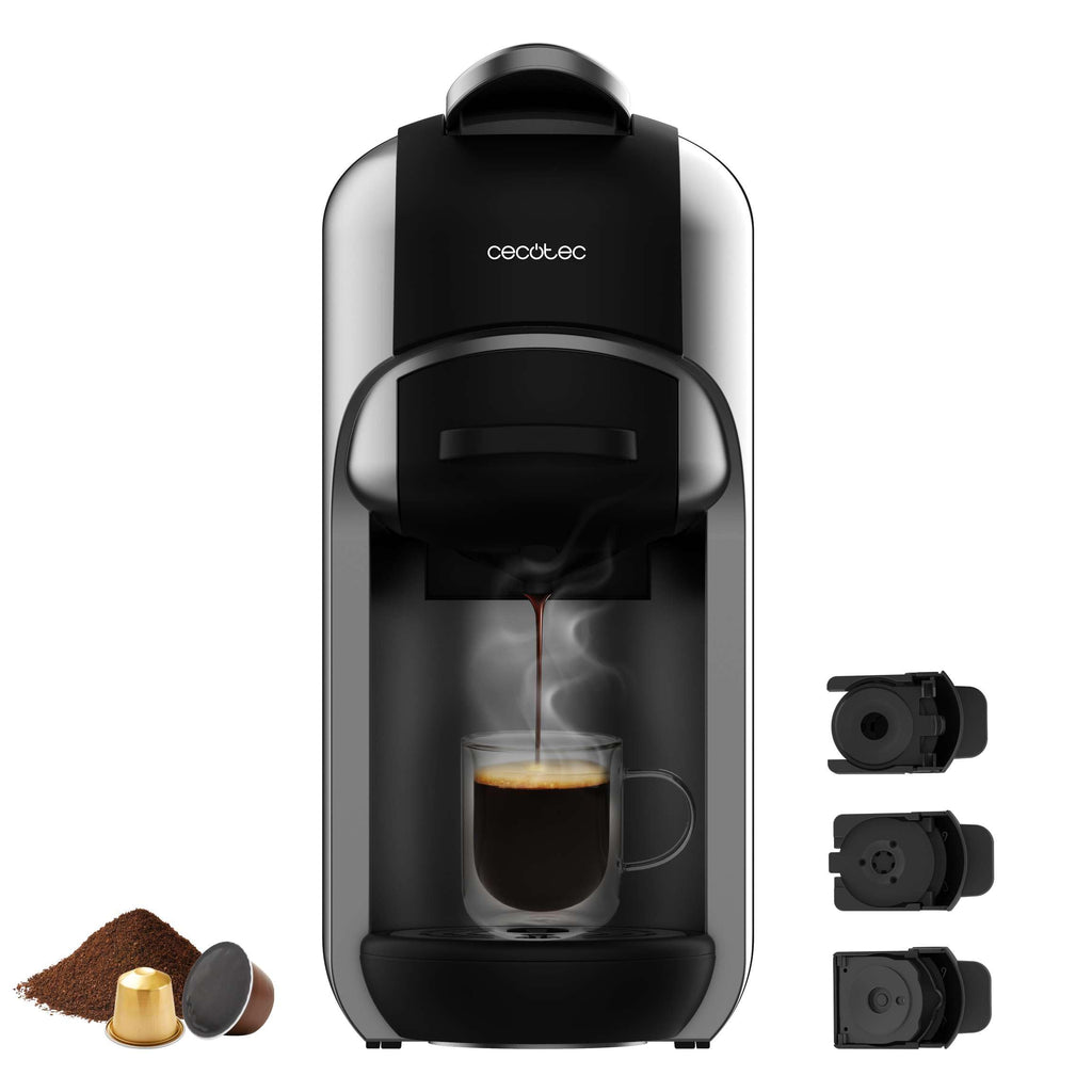 Cafetière espresso très compacte 3 en 1, machines à café à capsules Noir - Premium Quality