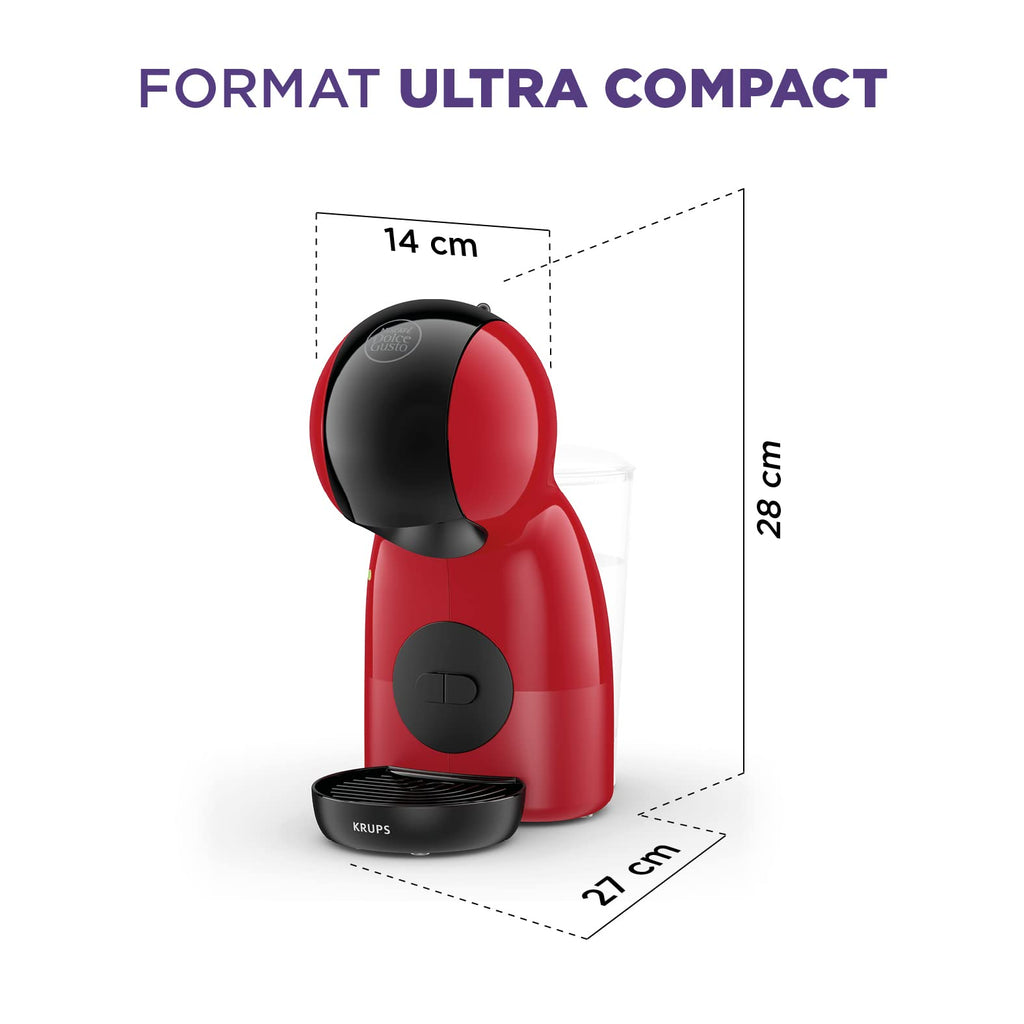 Machine à café capsules, Pression 15 Bars, Cafetière Dosettes Rouge et Noir - Premium Quality