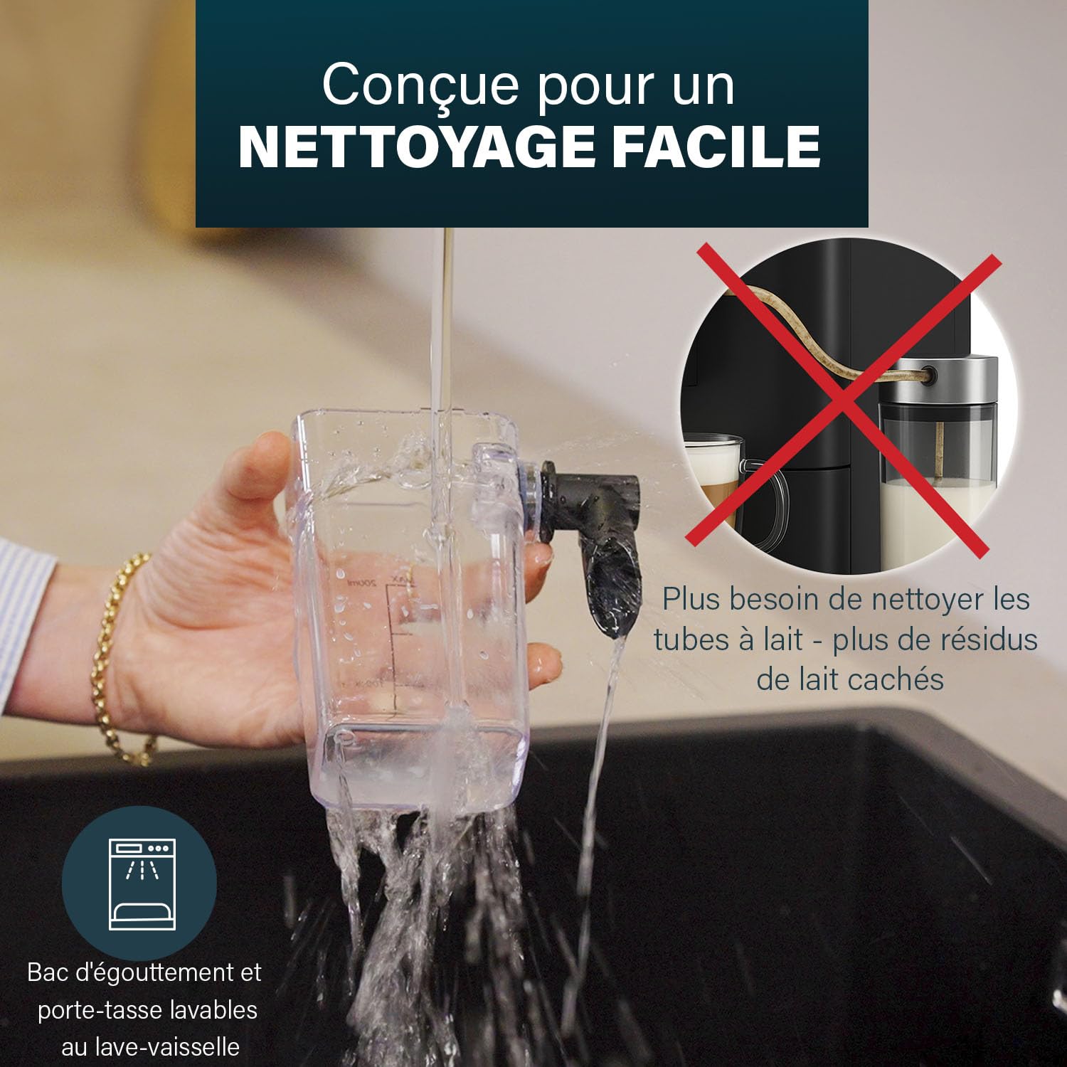 Machine à Café à Capsules and Latte Pro, Lait Automatique, 20 Bars - Premium Quality