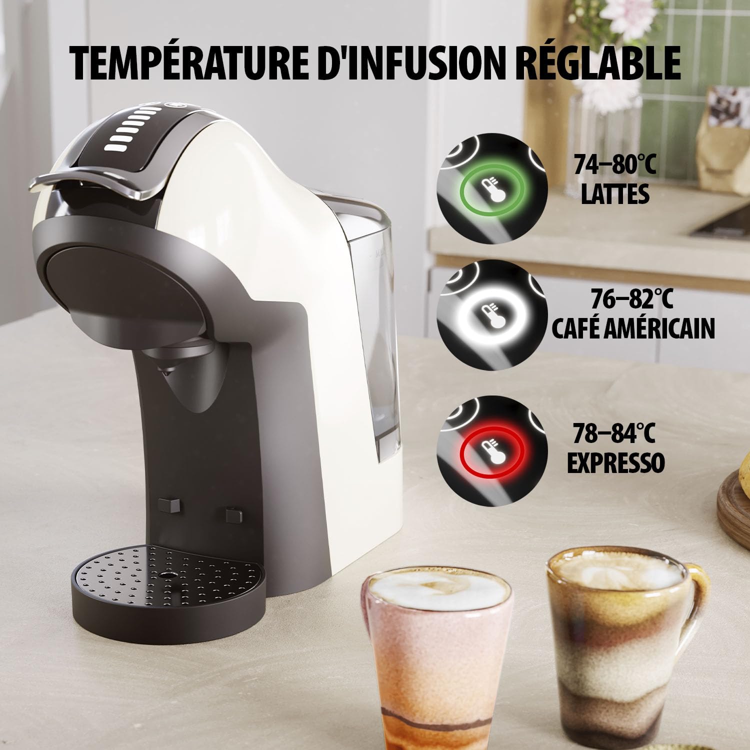 Machine à café Multi-Capsules 3-en-1 – 19 bars - Premium Quality